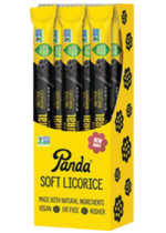 Natural Soft Licorice Bars (Black) - 20 x 32g