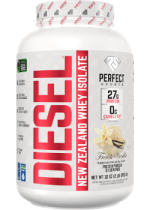 Diesel 100% New Zealand Whey Isolate (French Vanilla) - 2Lbs