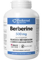 Berberine 500mg - 120 V-Caps