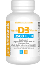 Vitamin D3 2,500iu (Organic Olive Oil Base) - 90 Softgels