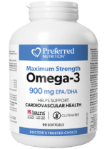Maximum Strength Omega-3 900mg - 90 Softgels