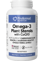 Omega-3 Plant Sterols With CoQ10 - 120 Softgels
