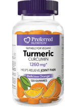 Tumeric Curcumin 1260mg (Orange) - 120 Gummies
