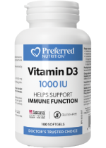 Vitamin D3 1,000iu - 100 Softgels