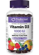 Vitamin D3 1000iu (Mixed Berry & Peach) - 90 Gummies