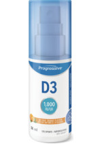 Vitamin D3 Spray 1,000iu (Orange) - 58ml -  Progressive Nutritionals