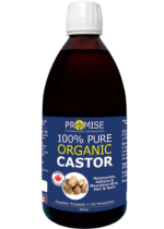 Pure Castor Oil (Organic, Glass Bottle) - 505ml