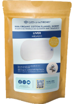 Organic Cotton Flannel Insert (Liver) - 1 Pad