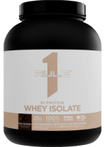 R1 Protein Whey Isolate (Naturally Flavored, Chocolate Fudge) - 4.3Lbs