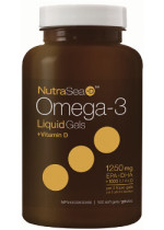 Nutra Sea + D Omega-3 Liquid Gels + Vitamin D (Fresh Mint) - 100 Softgels