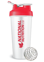 Shaker + Mixer Ball & Carrying Toggle (Red BPA Free) - 700ml