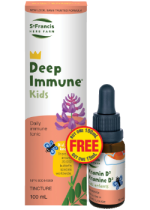 Deep Immune Kids + Vitamin D - 100 + 15ml FREE