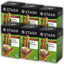 Chai Green (Green Tea) - 20 Tea Bags x 6 Boxes