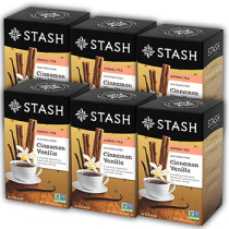 Cinnamon Vanilla (Herbal Tea Caffeine Free) - 18 Tea Bags x 6 Boxes