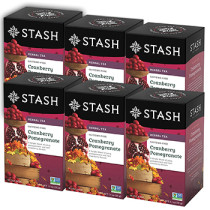 Cranberry Pomegranate (Herbal Tea Caffeine Free) - 18 Tea Bags x 6 Boxes