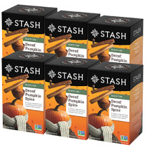 Decaf Pumpkin Spice (Black Tea) - 18 Tea Bags x 6 Boxes