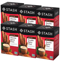 Double Spice Chai (Black Tea) - 18 Tea Bags x 6 Boxes