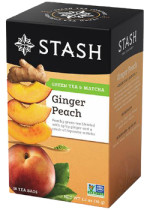 Ginger Peach (Green Tea & Matcha) - 18 Tea Bags