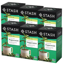 Peppermint (Herbal Tea Caffeine Free) - 20 Tea Bags x 6 Boxes