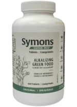 Symon's Super Mix Alkalizing Green Food - 400 Tabs