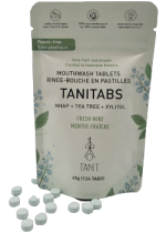 Tanitabs Mouthwash Tablets (Fresh Mint, Pouch) - 124 Tabs