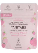 Tanitabs Toothpaste Tablets (Strawberry, Pouch) - 62 Tabs