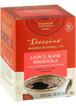 Mushroom Herbal Tea (Lion's Mane Rhodiola) - 10 Tea Bags