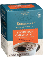 Roasted Herbal Tea (Dandelion Caramel Nut) - 10 Tea Bags