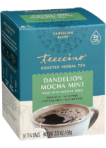 Roasted Herbal Tea (Dandelion Mocha Mint) - 10 Tea Bags