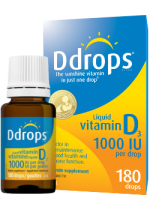 Adult D Drops 1,000iu - 5ml (180 Drops)