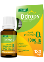 Adult D Drops 1,000iu Vegan - 5ml (180 Drops)