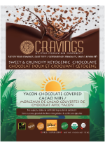 Cravings by Peruvian Harvest Yacon Chocolate Covered Cacao Nibs -125g