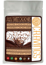 Cravings by Peruvian Harvest Yacon Chocolate Covered Cacao Nibs -125g