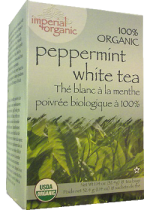 Imperial Organic Peppermint White Tea - 18 Tea Bags