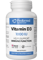 Vitamin D3 1,000iu - 180 Softgels