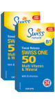 Swiss One 50 Time Release Multi - 72 + 72 Caplets (2 For Deal)