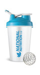 Shaker + Mixer Ball & Carrying Toggle (Blue BPA Free) - 450ml