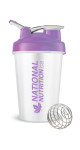 Shaker + Mixer Ball & Carrying Toggle (Purple BPA Free) - 450ml