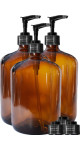 DIY Dual Lid With Pump Bottle - 3 x 500ml