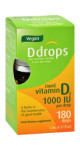 Adult D Drops 1,000iu Vegan - 5ml (180 Drops)