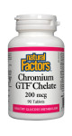 Chromium Gtf Chelate 200mcg - 90 Tabs - Natural Factors