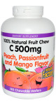 Vitamin C 500mg (Peach/Passion Fruit/Mango) Chewables - 180 Wafers