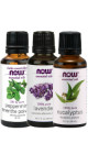 Essential Oil Kit (Peppermint Lavender & Eucalyptus) - 30ml Of Each Scent - Now