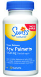 Saw Palmetto 1,000mg Time Release - 120 Caplets - Swiss Naturals