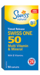 Swiss One 50 Time Release Multi - 72 Caplets