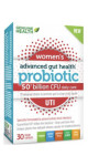 Advanced Gut Health Probiotic Women's UTI (50 Billion CFU) - 30 V-Caps