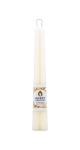 Pure Beeswax Candle Taper Pairs (Pearl) - 12 Inches x 2