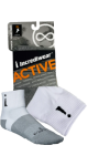 Active Socks (Quarter Height, White, LG) - 1 Pair