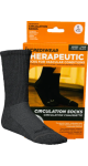 Circulation Socks (Crew Height, Black, XL) - 1 Pair