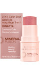 3-In-1 Color Stick (Rosette-Pale Pink With Shimmer) - 5g
